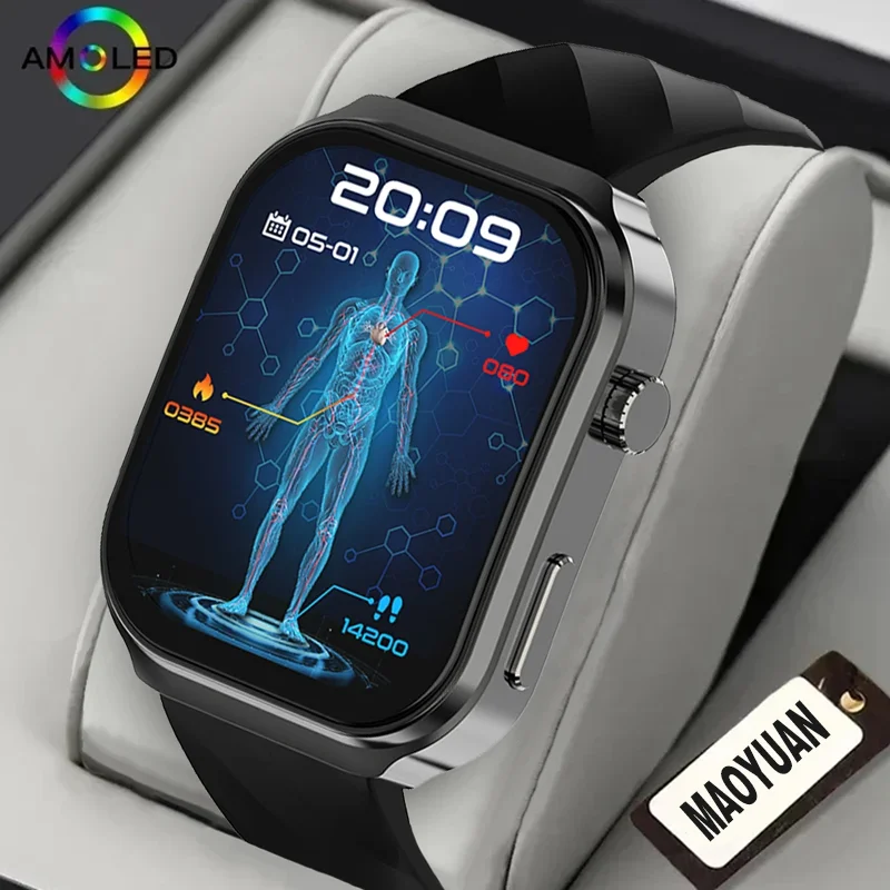 MAOYUAN New Men Smart Watch Bluetooth Call 2.1 Inch Screen 320*386 HD Screen Sport Waterproof Health Monitoring Smartwatch Women