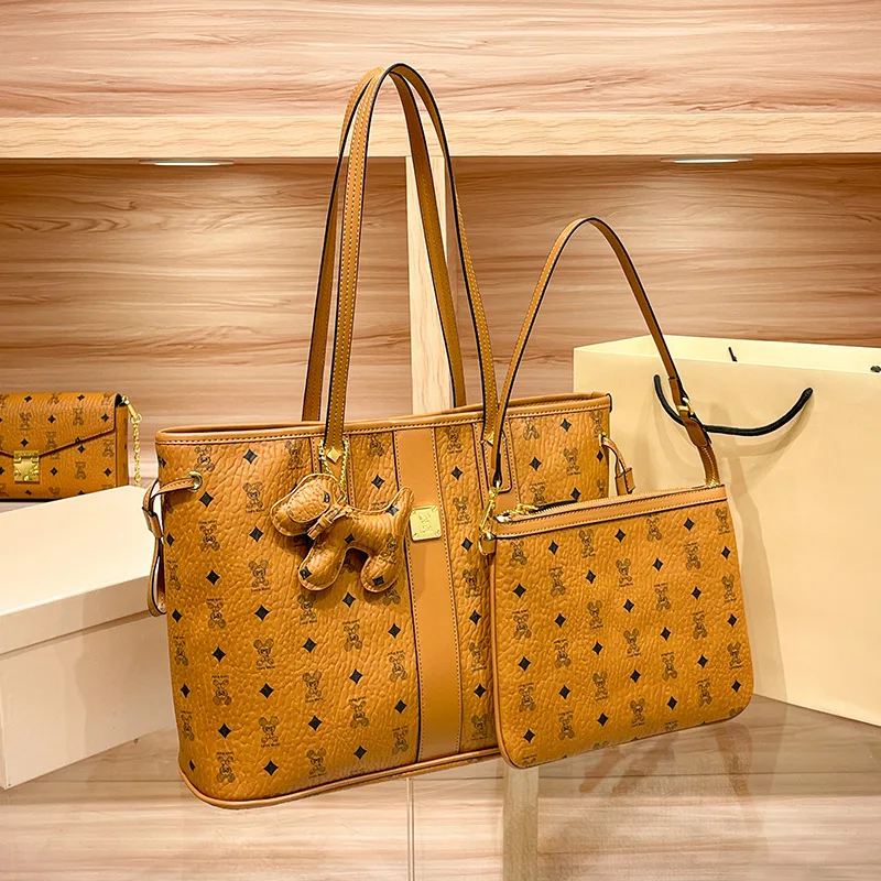 

Stylish High-End Diaper Bag Women Designer Crossbody Bag Luxury Leather Handbag Minimalist Fashionable Large Tote Bag