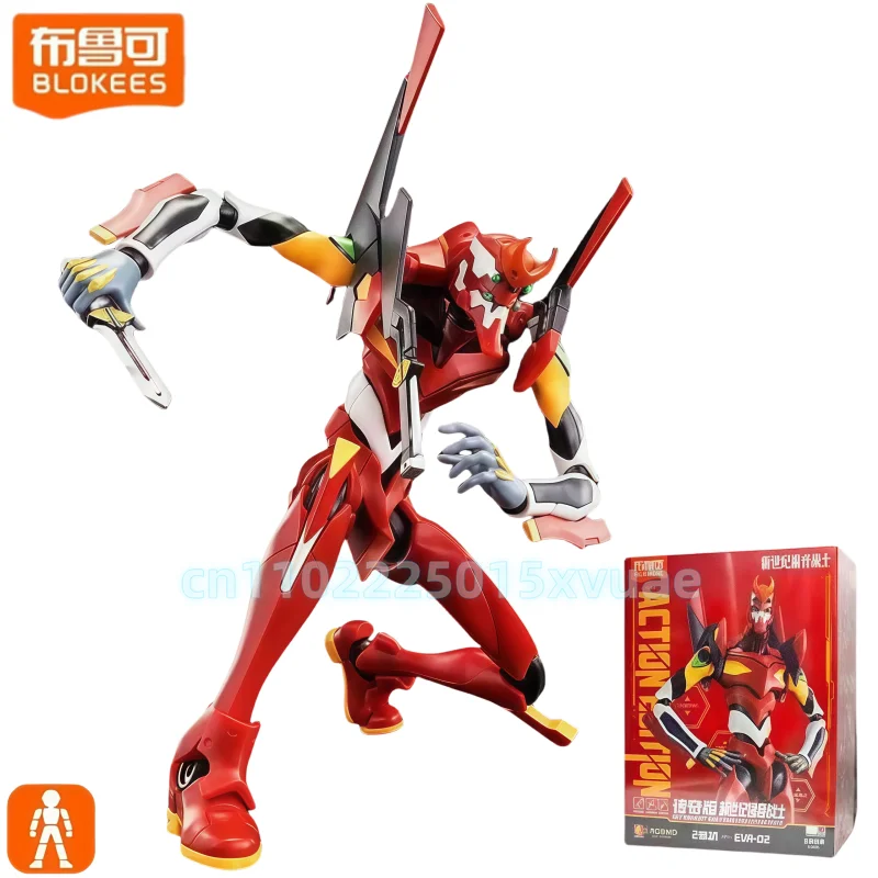 

Blokees Neon Genesis Evangelion EVA01 EVA02 аниме собранная игрушка подвижная модель коллекционные фигурки украшения подарок для мальчика