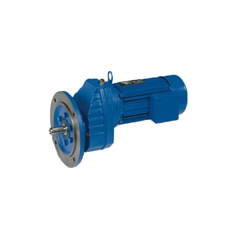 R Series Foot Mounted Helical Gear Box Speed Reducer Coaxial Reducer For Textile Industry