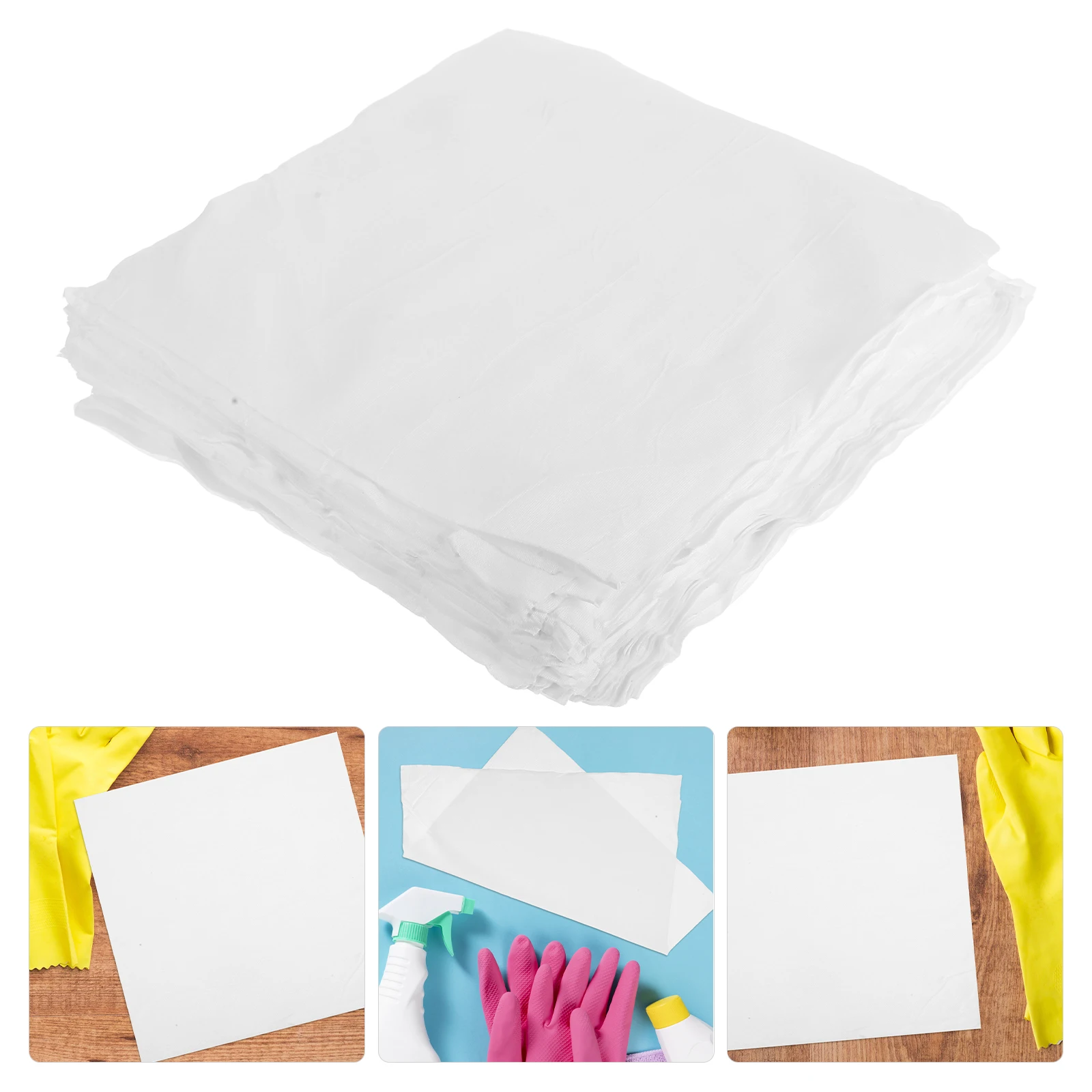 

100pcs Industrial Cleaning Cloth Anti-Static Dust Removal Wipes Reusable Stain Cleaning Rags For Medical Woodworking Car Screen