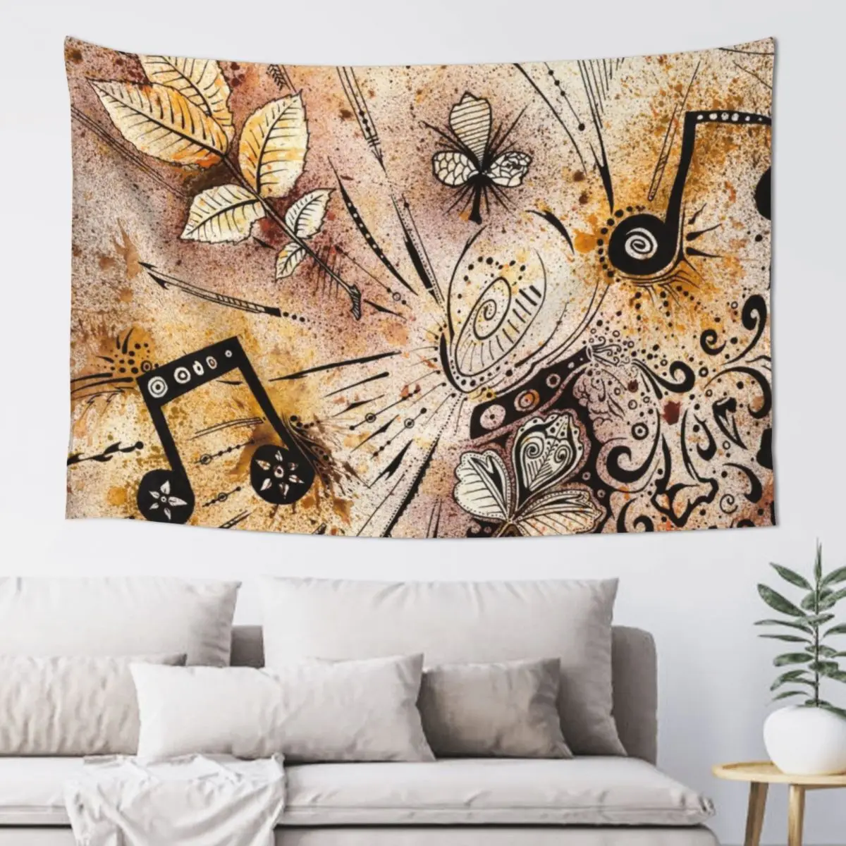 

A Big BANG! Tapestry Mushroom Home Decoration Accessories Tapestry