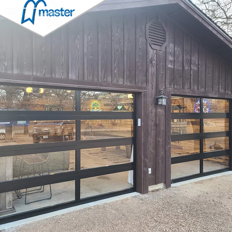 

Hot Sell Good Price High Quality Roll Up Automatic Folding Sectional Overhead Plexiglass Garage Door With Motor