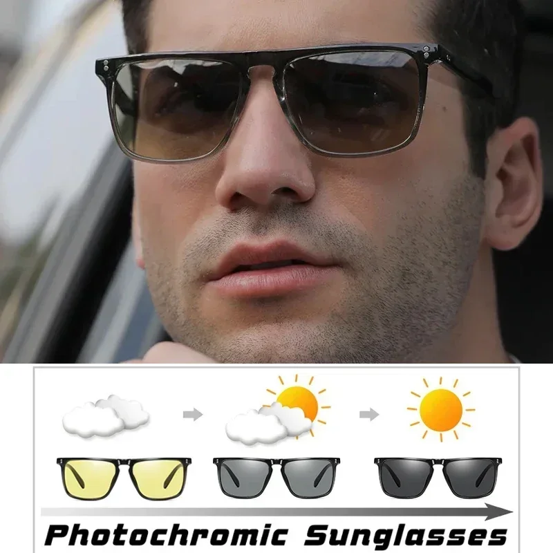 

NEW Quality Polarized Photochromic Outdoor Sports Driving Sunglasses for Men Women AntiGlareEyewear Ultra-Light Sun Glasses