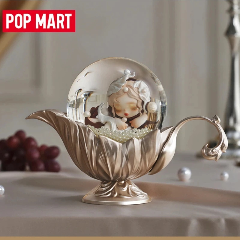 

Genuine Popmart Skullpanda Dining Table Series Crystal Ball Peripheral Home Decoration Birthday Gifts For Girls Trendy Toys