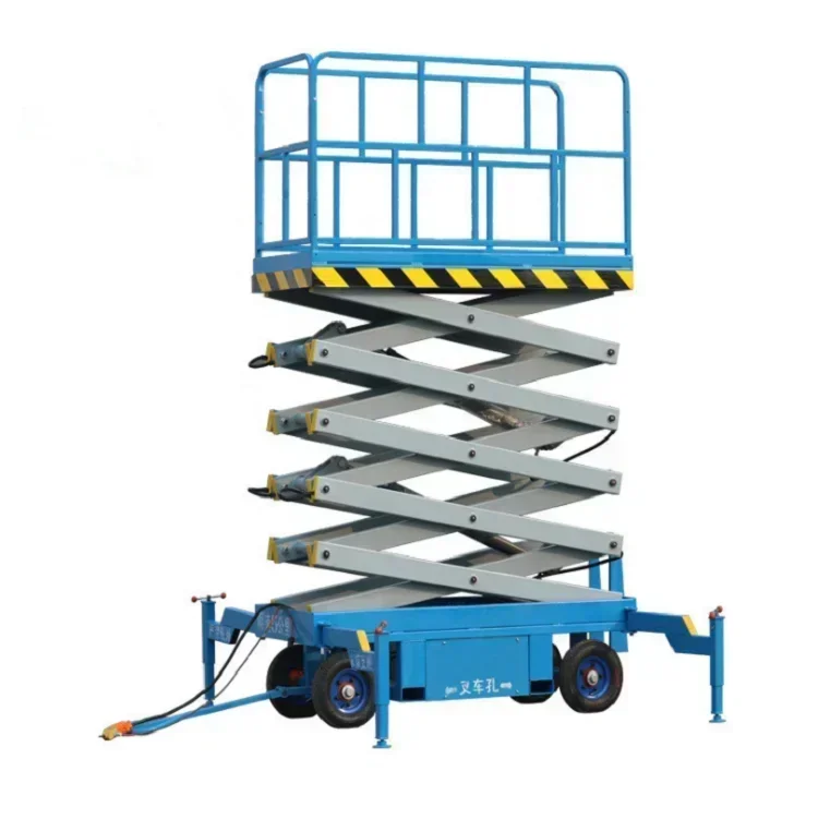 New Hydraulic Lifting Equipment Small Mobile Scissor Lift Safe Electric Lifting Platform For High-altitude Operations