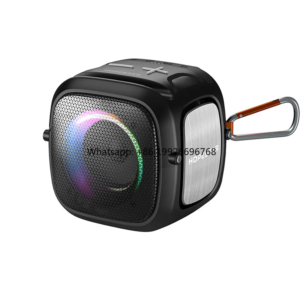 

Portable With Microphone Large Diaphragm Vibrating Subwoofer Super Long Standby High-Powered Dual-Microphone Blue Tooth Speaker