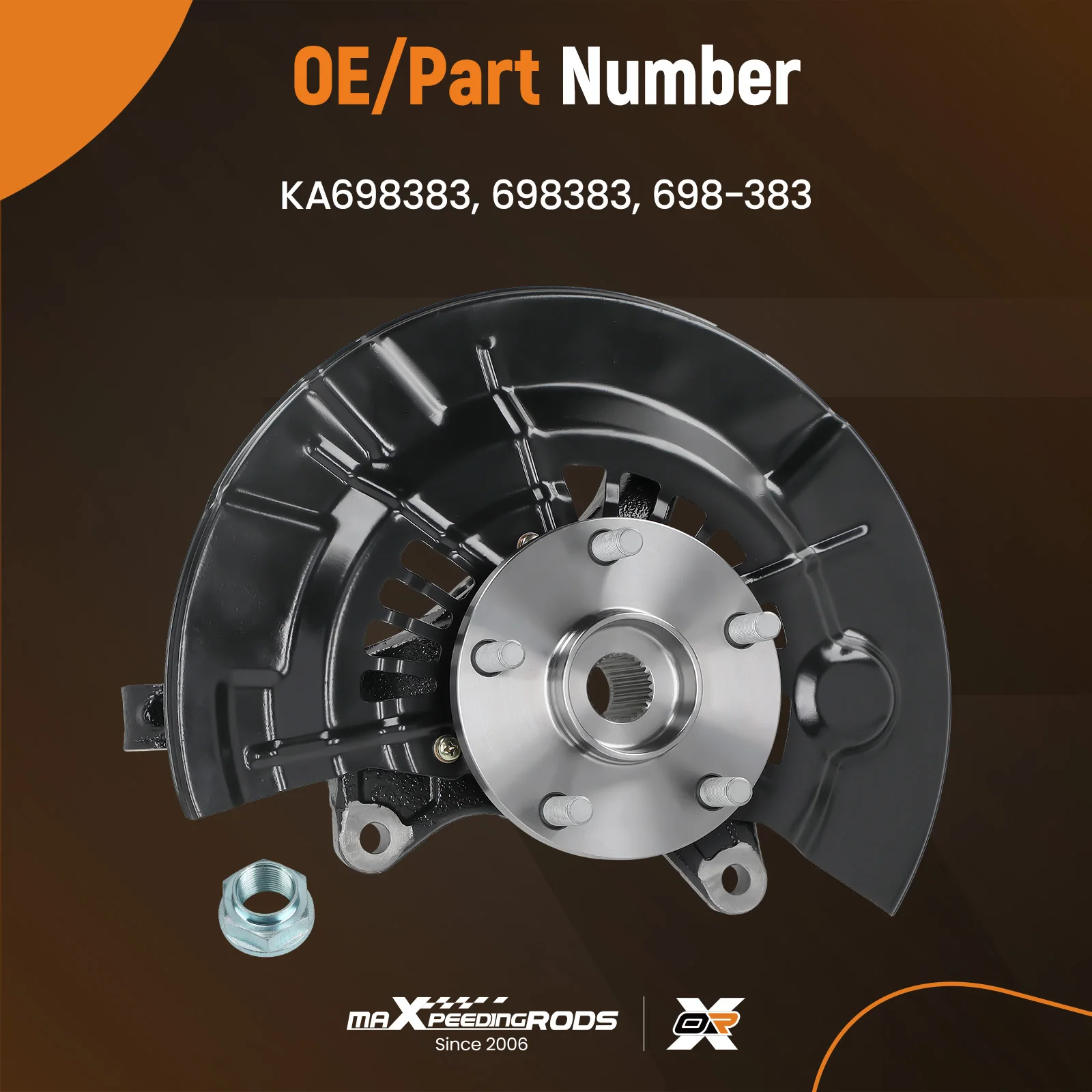 مفصل التوجيه الأمامي الأيسر + محمل محور العجلة لسيارة Toyota Camry SE/SE Sport XSE