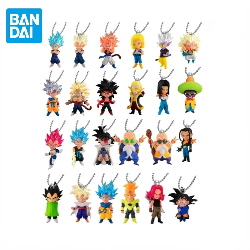 Bandai Gashapon Dragon Ball Original Anime Figure UDM BURST Charm Kids Toys Bag Ornaments Collectible Children's Birthday Gift