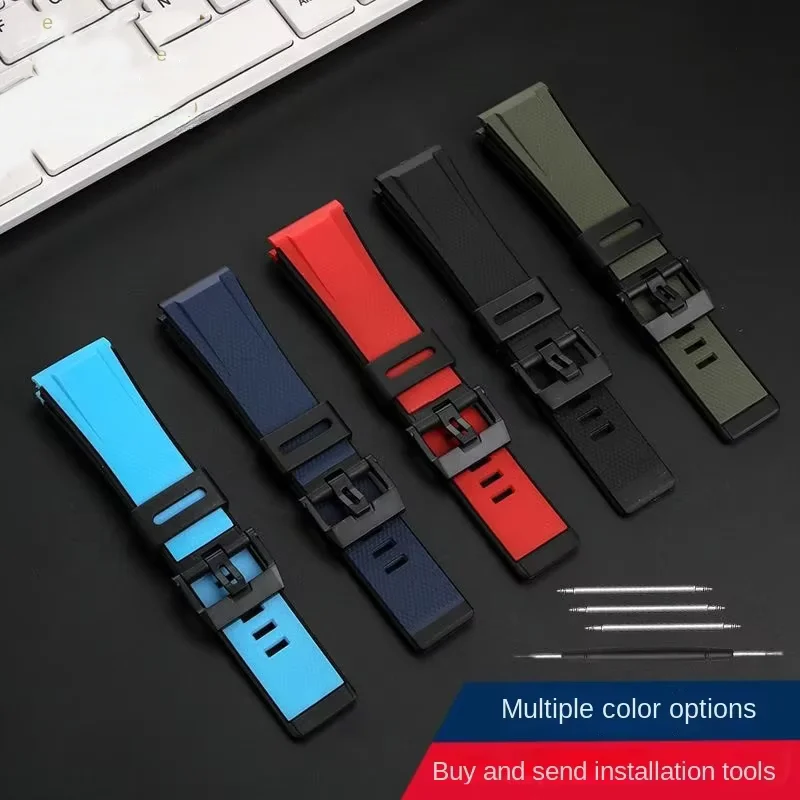 

For Casio G-SHOCK watch strap GA-2000 GA2000 ga2200 waterproof sports resin silicone watch chain Watchband Black Blue Red 24mm