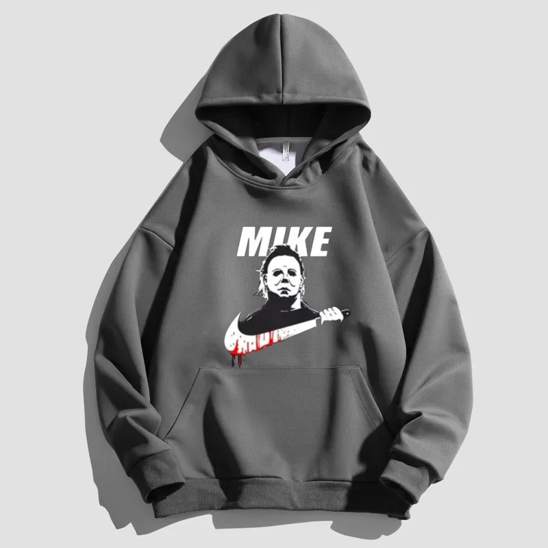 Halloween Michael Myers felpa con cappuccio uomo donna film Horror felpe con cappuccio Hip Hop felpe cappotti Pullover maglione in pile marca Unisex