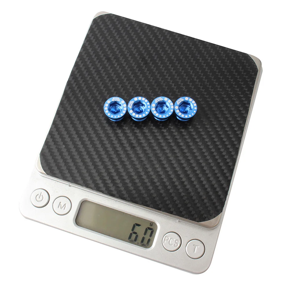 

4 шт., заглушка с V-образным отверстием из алюминиевого сплава M10 * 1,25 для дорожного велосипеда, велосипедный болт, велосипедный тормозной винт, алюминиевый сплав