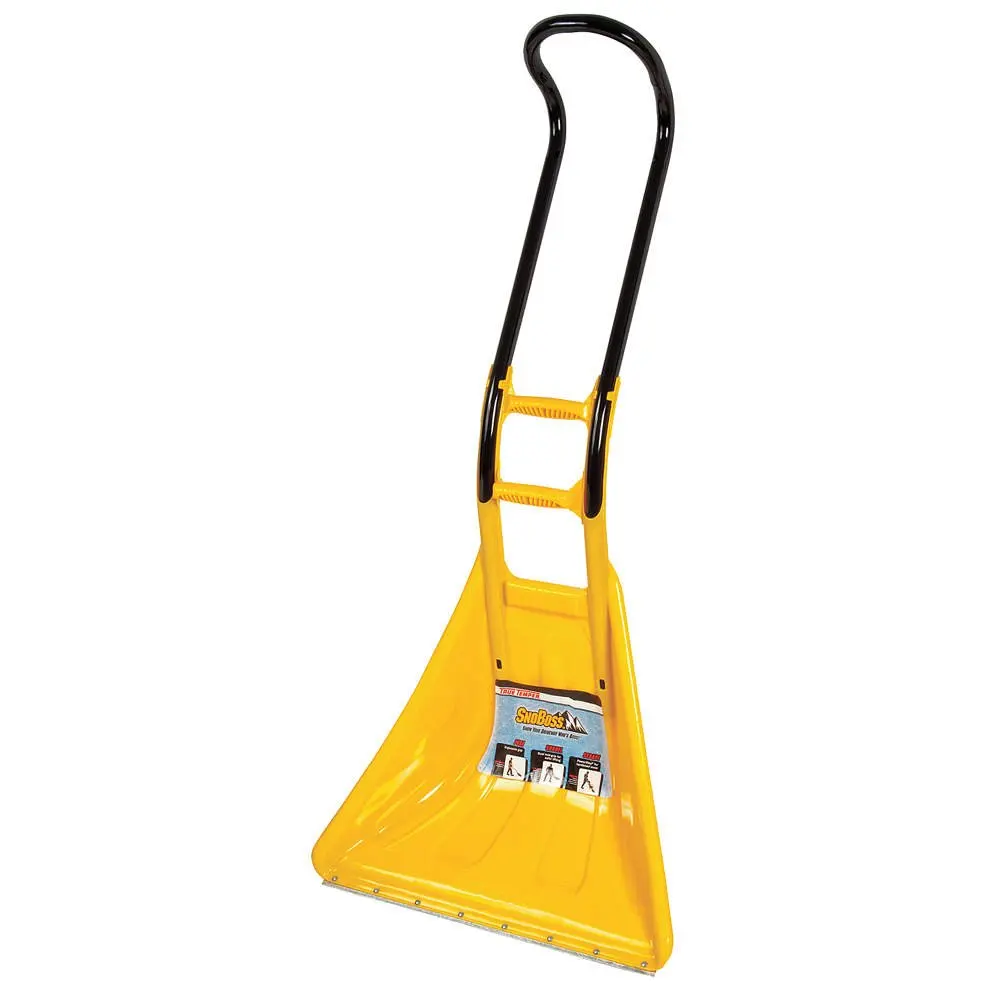 1625300 SnoBoss Poly Snow Shovel/Pusher/Scraper with Ergonomic Aluminum Handle, 56-Inch
