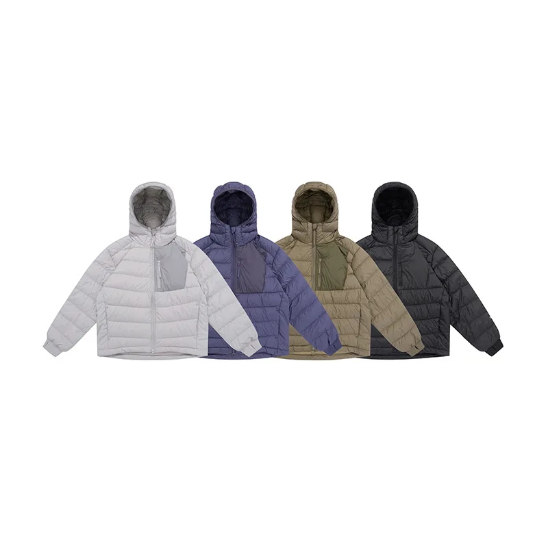 À prova dwaterproof água leve com capuz 90% branco para baixo jaquetas para homens inverno portátil viajar para baixo casacos masculino outerwear JK-053