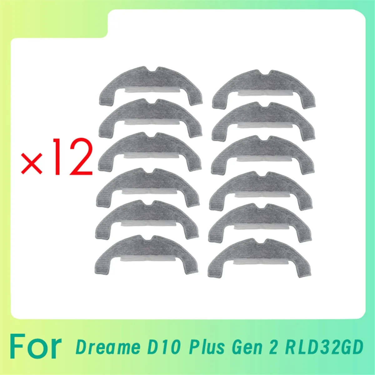 掃除機ロボット部品,掃除ぼろきれ,d10 plus gen 2,rld32gd,12個