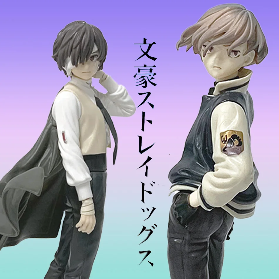 22 centimetri Bungou Stray Dogs Anime Figura Gioventù Dazai Action Figure Nakahara Chuuya Figurine PVC Collezione Modello Bambola Giocattoli
