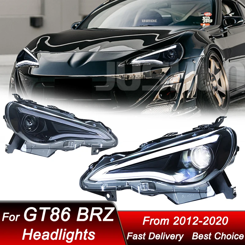 

Car Headlights For Toyota GT86 Subaru BRZ 2012-2020 new style full LED Upgrade High Configure Projector Lens Accessories Kit