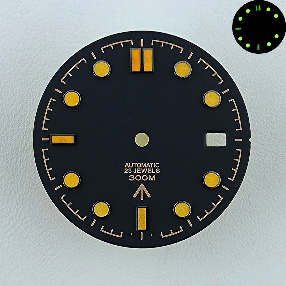 31mm NH35 Dial Watch dial face Luminous dial hands pointers for Seamaster 300 NH35 NH36 movement watch accessories replacements