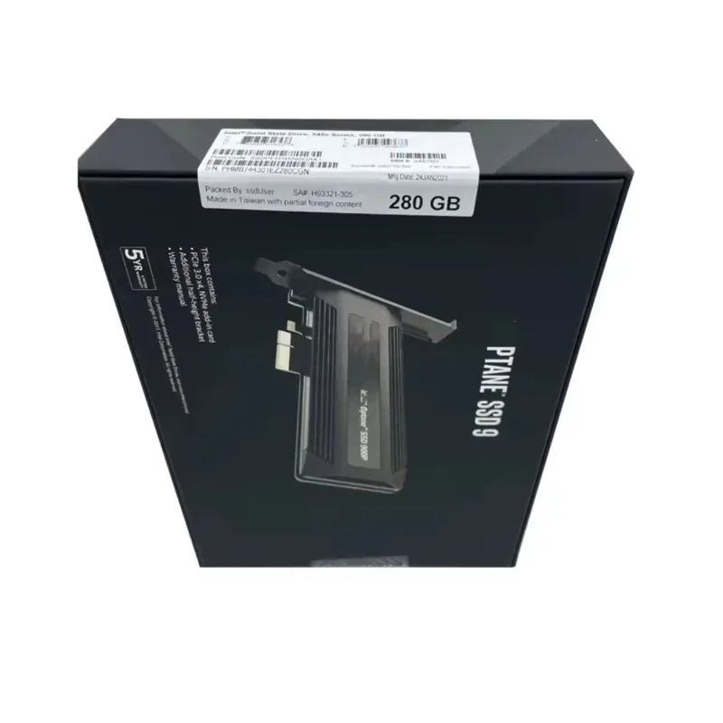 الأصلي SSD 900P سلسلة 280G PCIE AIC PCIe X4 3D XPoint SSDPED1D280GASX AIC/HHHL 10DWPD/5.11PBW لـ INTEL Optane #2