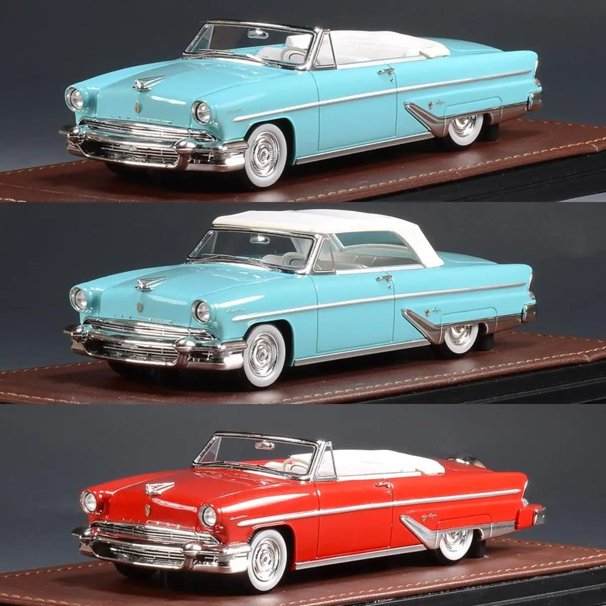 

GLM 1:43 Capri Convertible 1955 Vintage Car Simulation Limited Edition Resin Metal Static Car Model Toy Gift