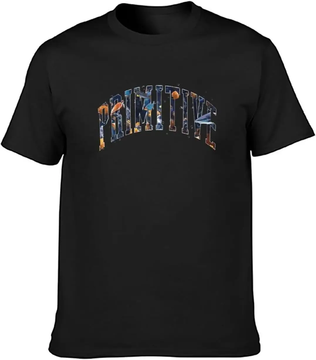 

Primitive Collegiate Aquatic Mens T-Shirt Black Graphic Unisex Tee Shirt