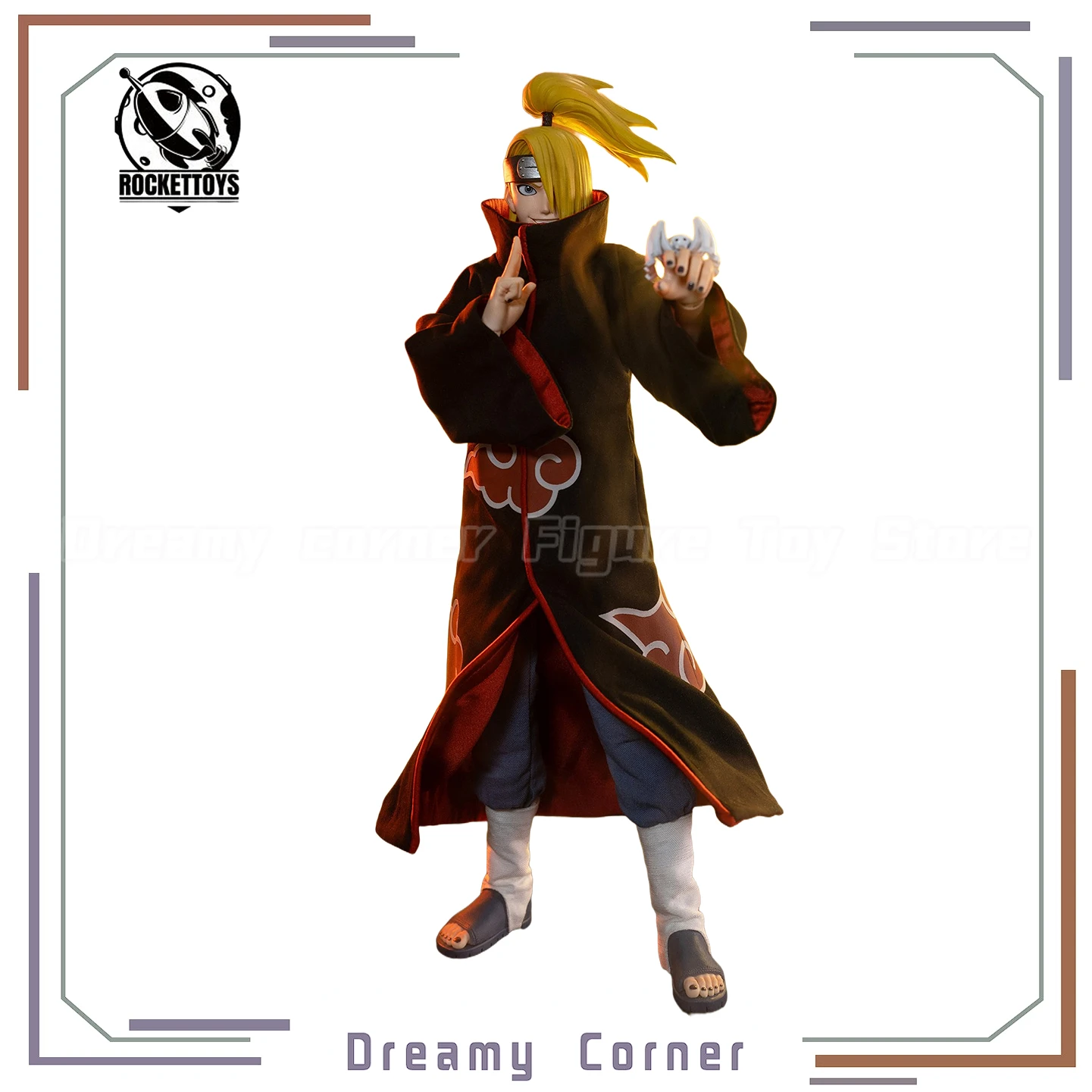 

【В наличии】Оригинальная фигурка RocketToys ROC-008 Наруто: Шипуден Деидара, масштаб 1/6, коллекционная модель, игрушка