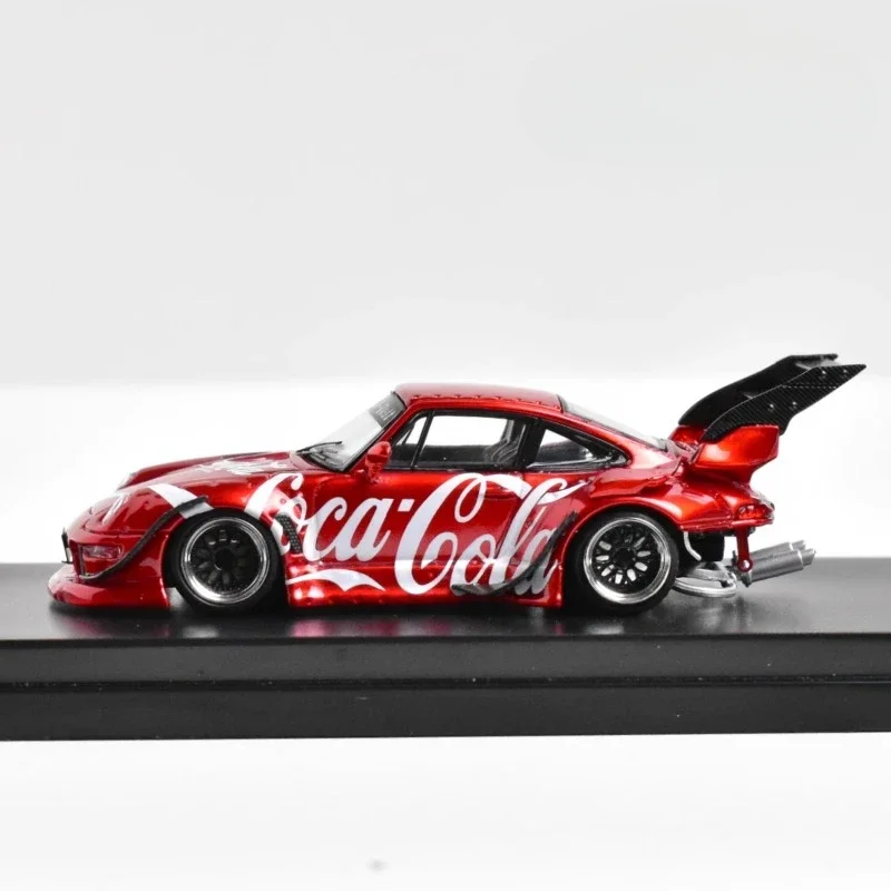 SW 1/64 Porsche 911 RWB 993 Vehículo de motor de juguete de aleación Modelo de metal fundido a presión