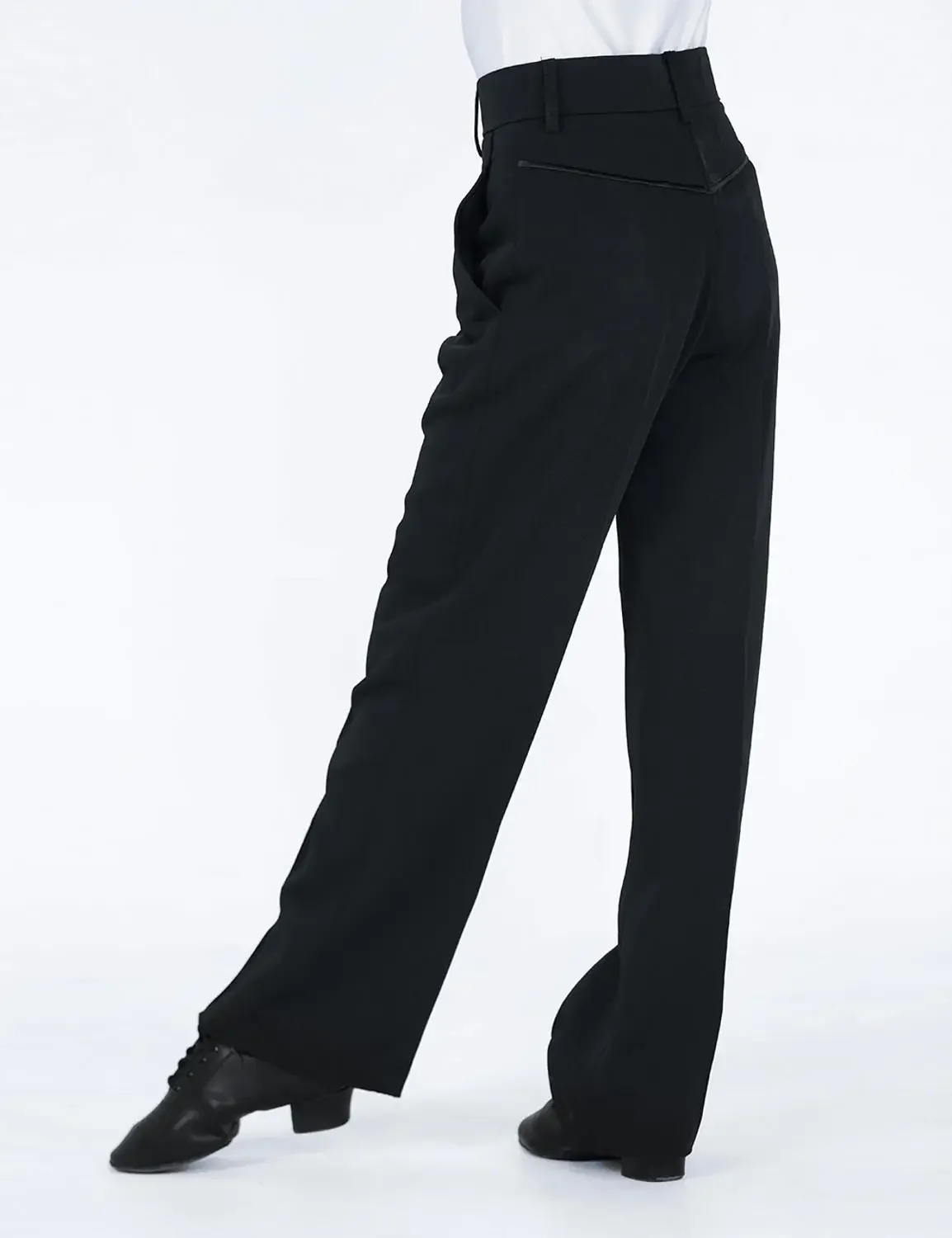Mannen Latin Broek Jongens Dansbroek Maie Dans Oefenkleding Latin Moderne Ballroom Prestaties Dansbroek