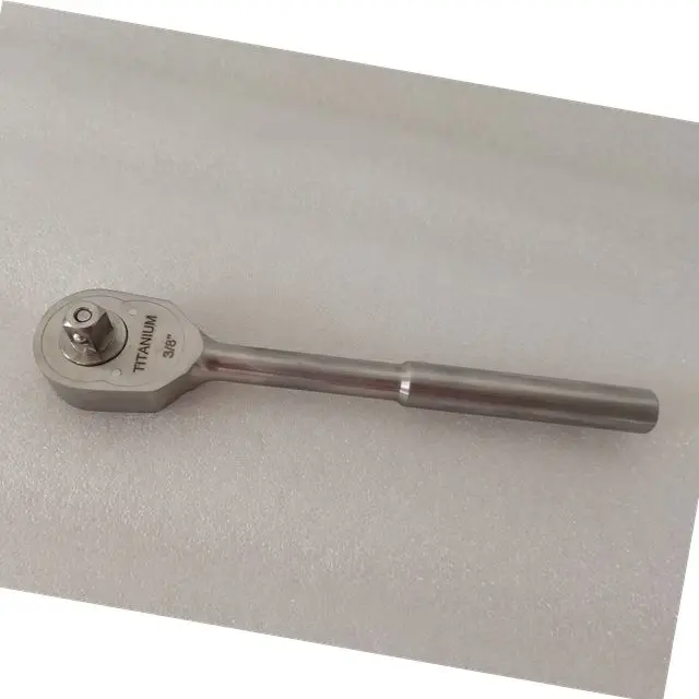 Niet-magnetisch titanium gereedschap 1/4" ratelsleutel
