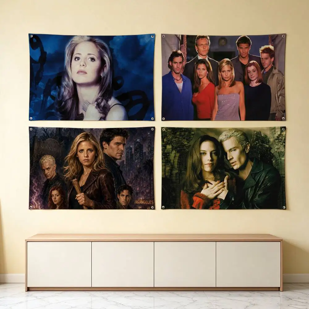 Buffy the Vampire S-Slayer  Flag Suitable For Party Club Outdoor Interior Wall Decoration Banner Fans Gift