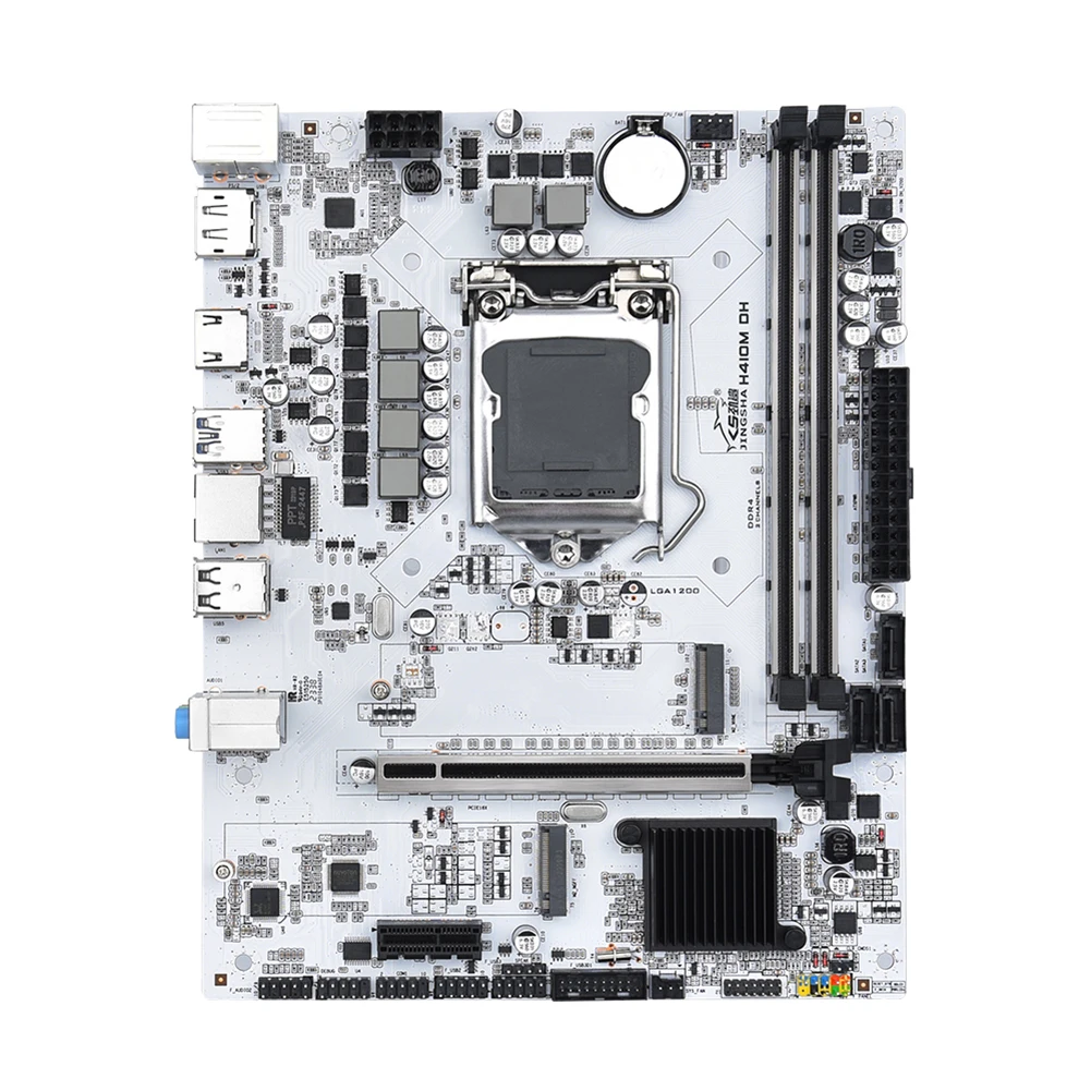 H410M DH Computer Motherboard NVME NGFF M.2 LGA1200 Mainboard Gigabit LAN DP HD USB3.0/2.0 SATA 3.0 PCI-E 3.0 for GEN 10th CPU