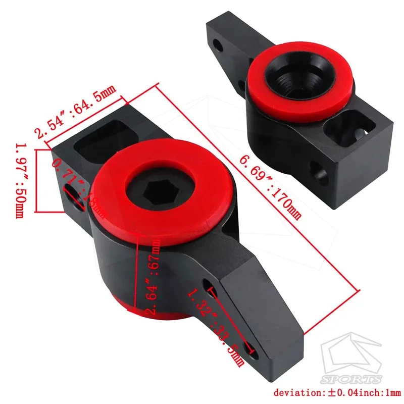 

Control Arm Bushing Front Suspension Fit For VW Passta B6 B7 CC Tiguan Audi Q3 TT