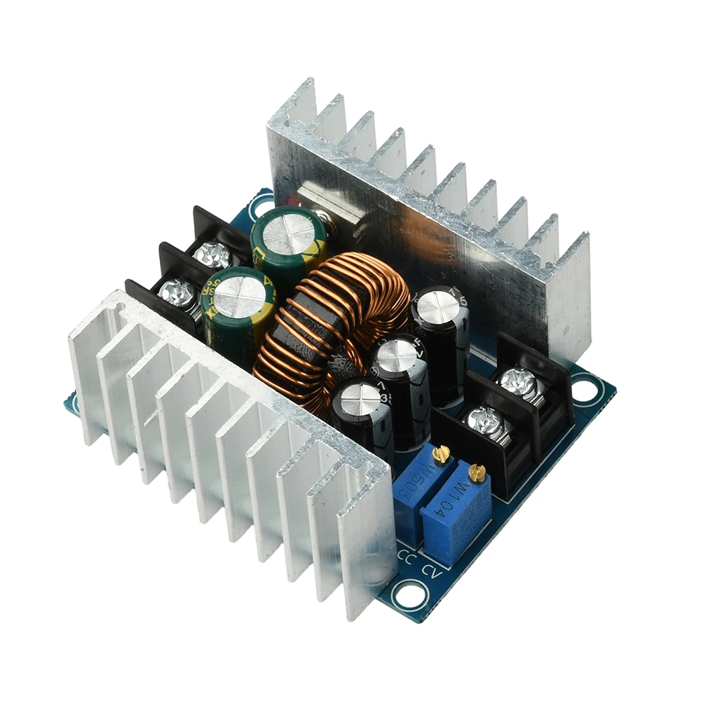 300W 15A DC-Abwärtswandler, Step-Down-Stromversorgungsmodul, Konstantstrom-LED-Treiber, Kühlkörper, Kurzschlussschutz – Detail 8