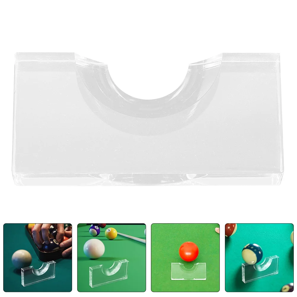 2 Pcs Snooker Locator Ball Holder Tabletop Billiard Accessory Daily Use Marker Acrylic Practical Supply Sturdy Position