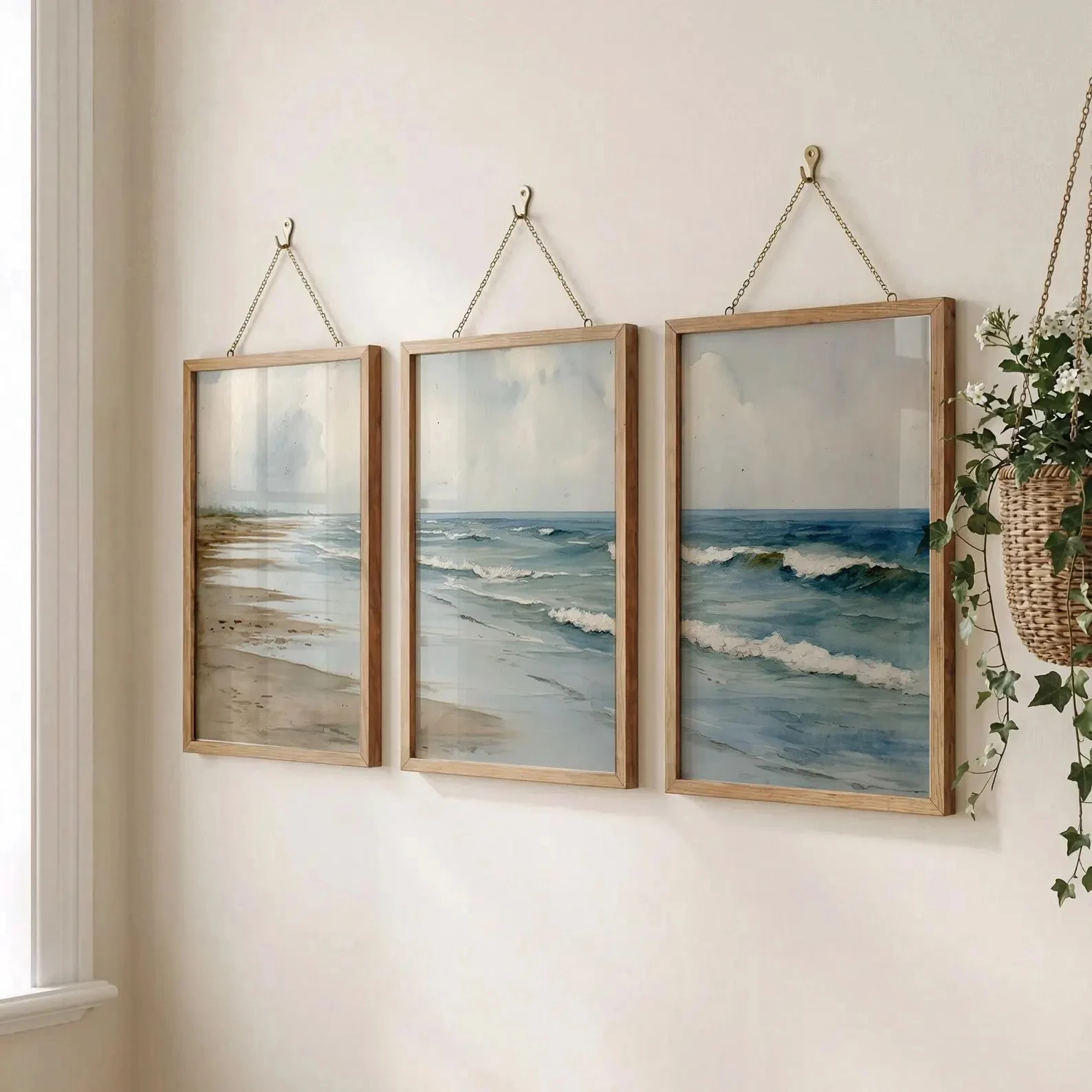 Home Fragrance Ocean Breeze - Conjunto de Arte em Tela de