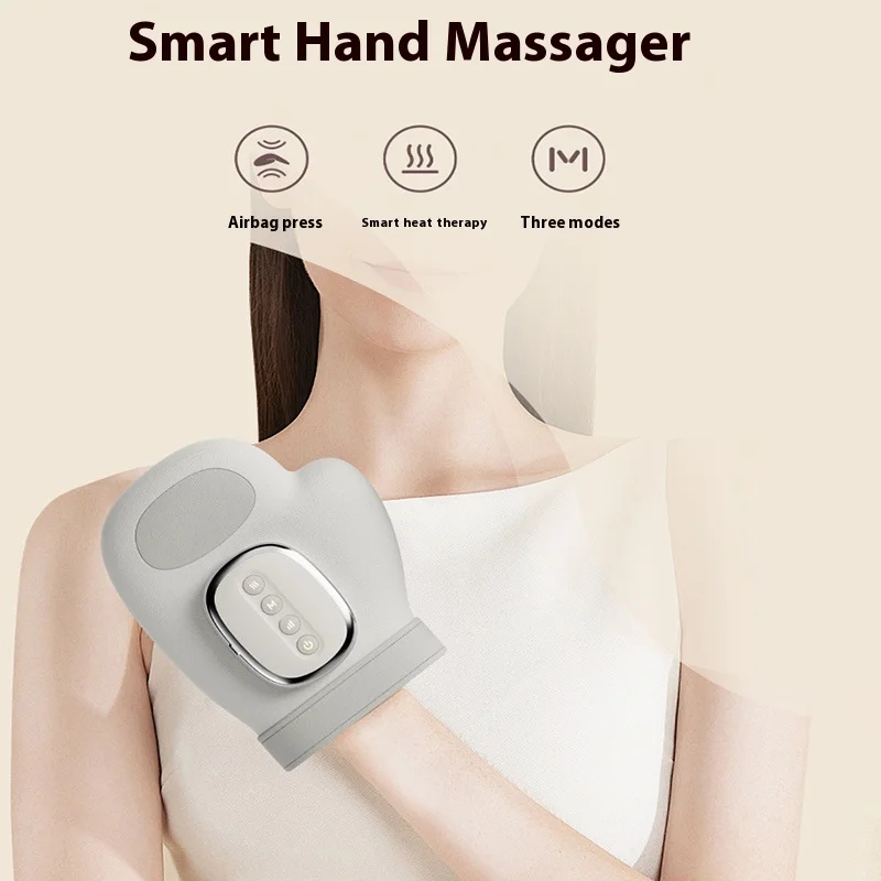 

Hand massager for joint numbness, wrist hot compress on fingers, palm acupoints, soothing massage, meridian device