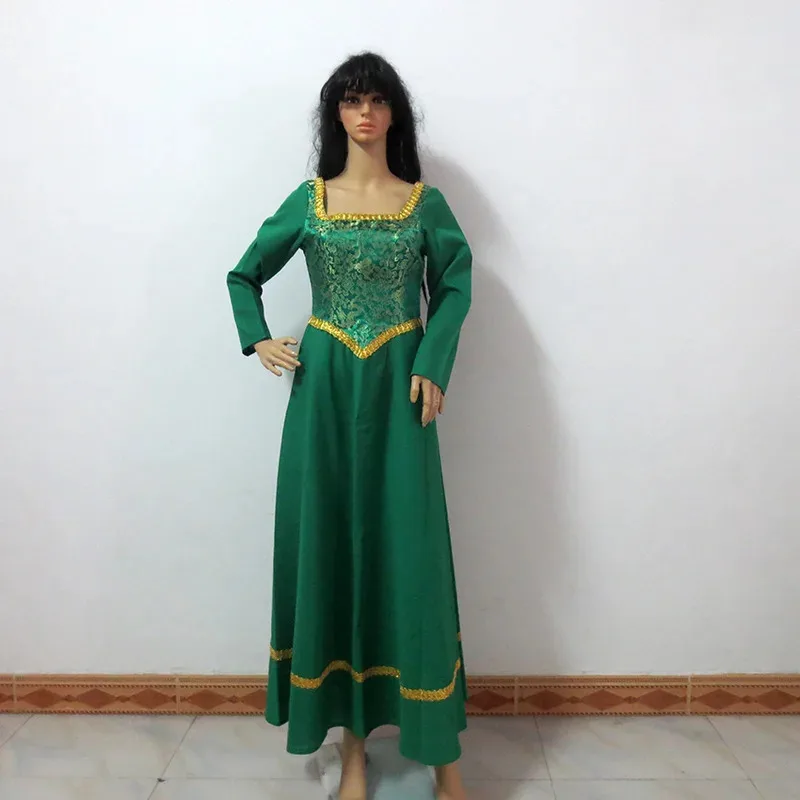 

Shrek Princess Fiona Dress Christmas Party Halloween Uniform Outfit Cosplay Costume Customize Any Size