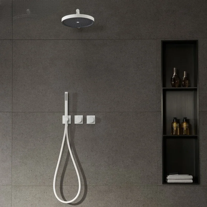 Bathroom brass Shower faucet bathroom system Rainfall furniture set mixer 10inch shower head