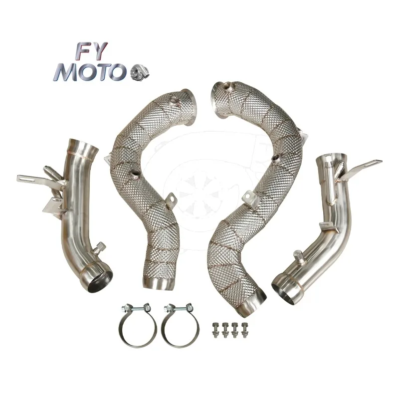 

Exhaust Downpipe for E63 E63s Amg M177 2020+ with Opf Fit Gt63 4 Door Euro with Heat Shield