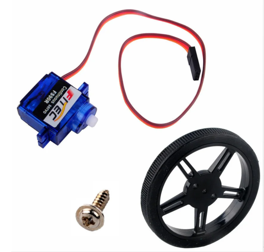 1.5kg 9g V4 RC 카메라 드론 헬리콥터 장난감 서보 (휠 포함) FS90R 360도 연속 회전 마이크로 RC 서보 모터 (로봇용)