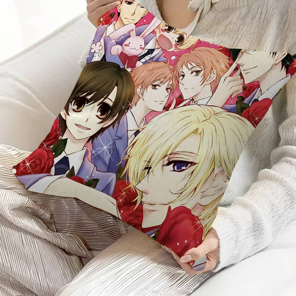 Anime O-Ouran High School Host Club Pillow Cushion Cover Pillowcase Living Room Sofa Home Decor Customized