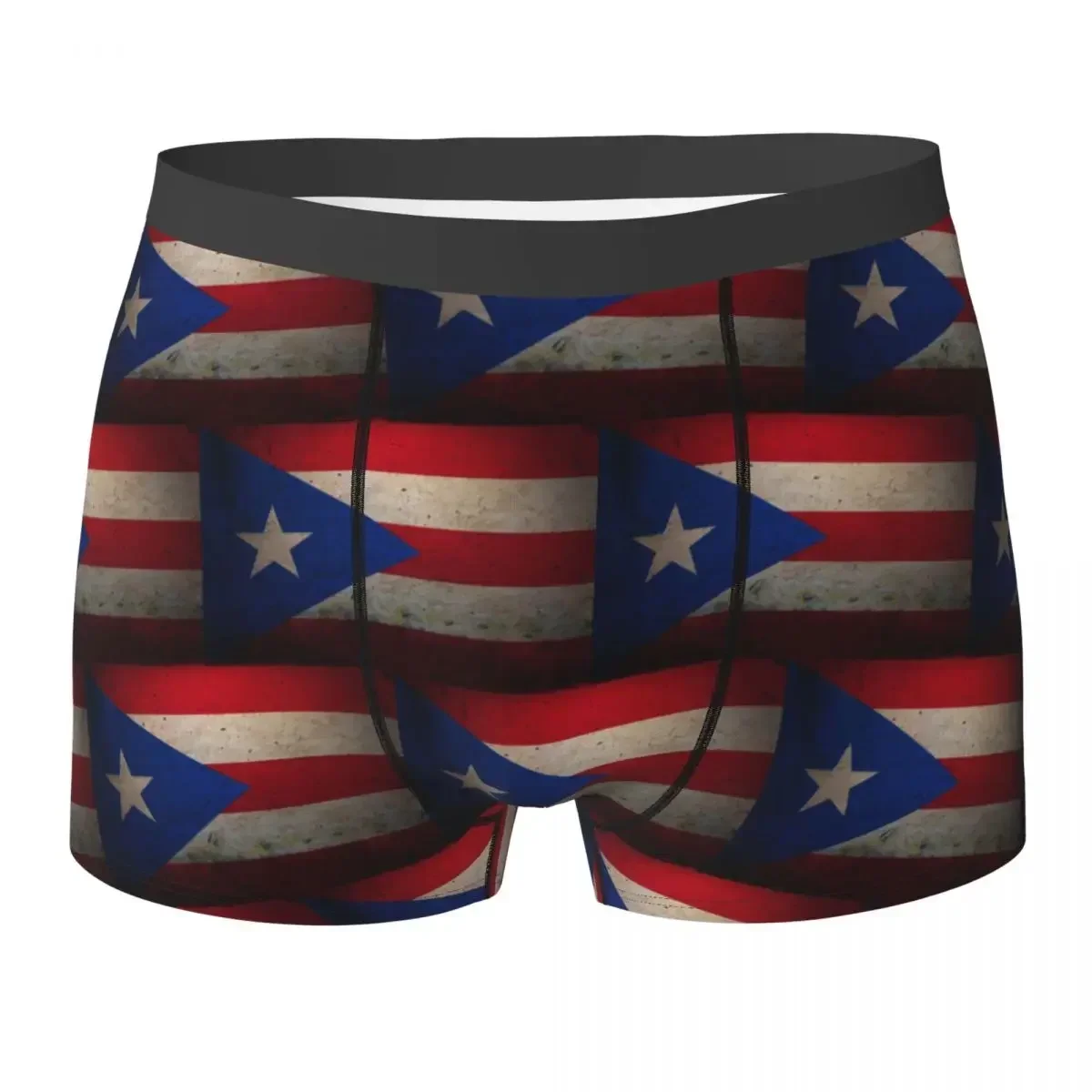 

Boxer Underpants Shorts Puerto Rico Flag (2) Panties Men Soft Underwear for Homme Man Boyfriend Gift