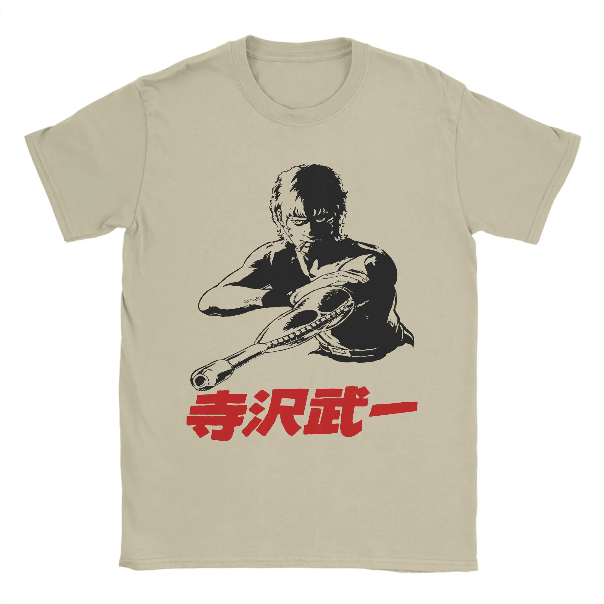 Camisetas Space Adventure Cobra para hombre, camisetas divertidas 100% de algodón, camisetas de manga corta con cuello redondo, camisetas de Anime Manga, camisetas de manga corta de talla grande