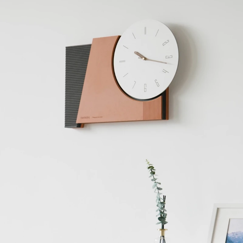 Handmade Wall Electric Meter Box Clock,Eco-friendly Wall Clock For Living Room Decor,Two Suspension Way For Wall Art