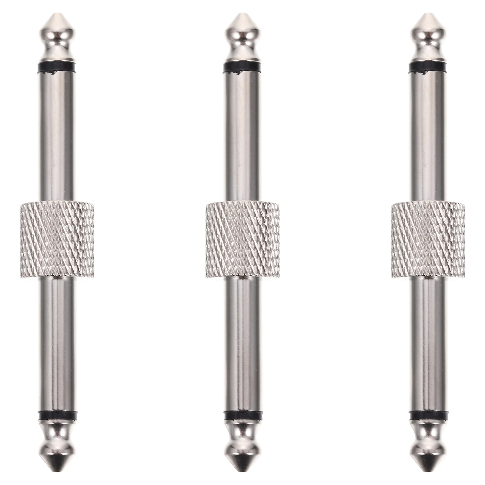 

Pedal Board Audio Connector Adapter Guitar Patch Coupler Silver Nickel-plated Copper