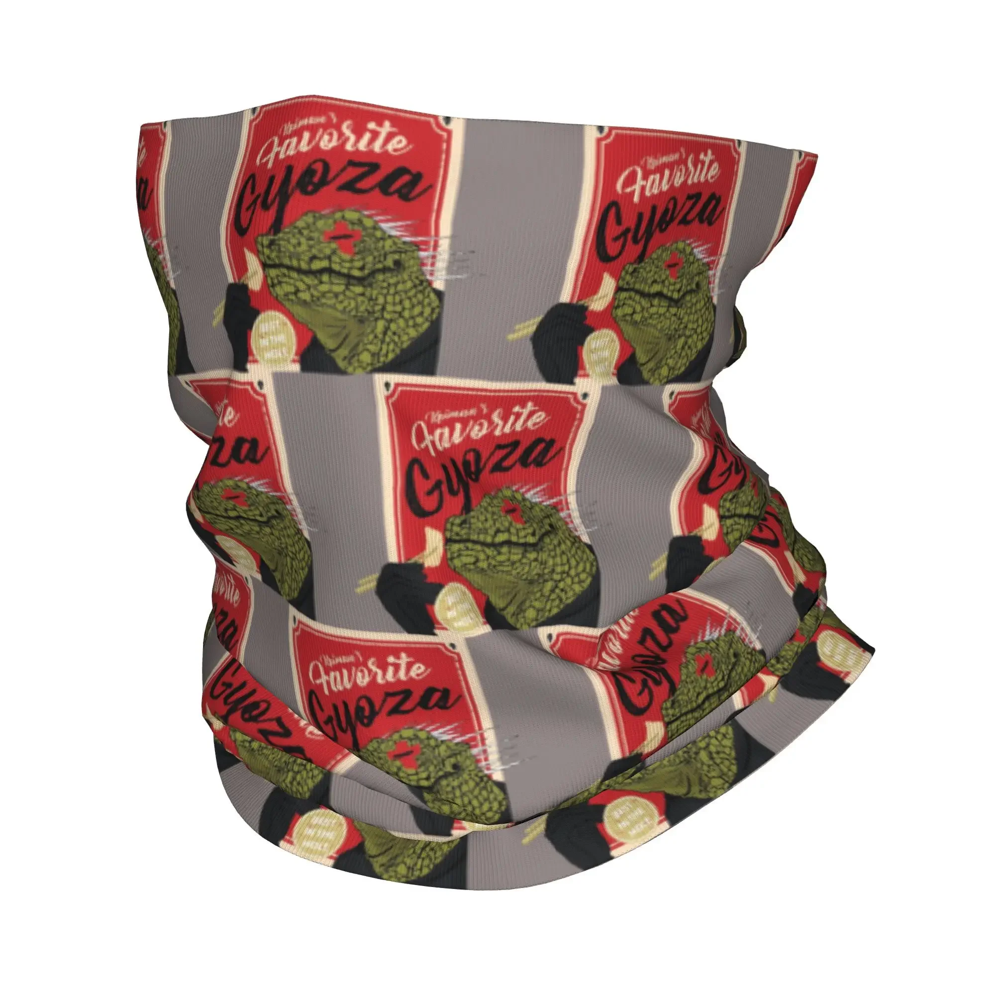 

Dorohedoro Anime Kaiman Eating Gyoza Bandana Neck Gaiter Printed Wrap Scarf Multi-use Headband Cycling Men Women Adult Winter