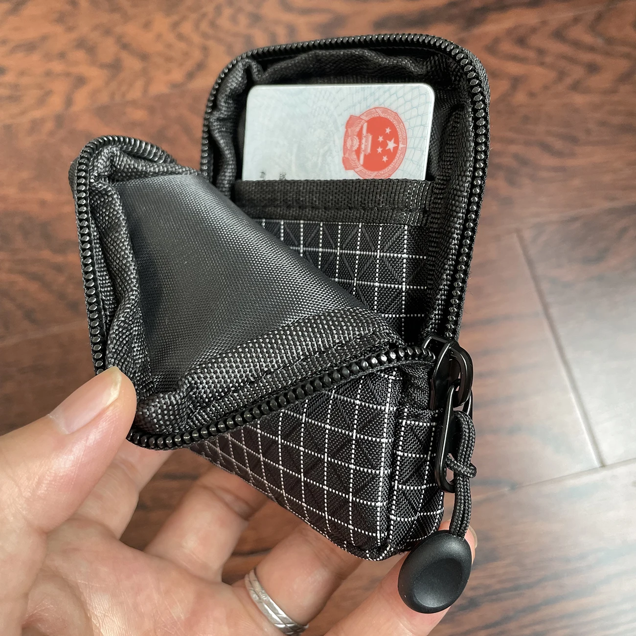 

Simple Mens Short Wallet Student Zipper Coin Purse Casual Youth Mini Clutch Bag Tactical Multi-Pouch Dyneema/X-Pac EDC Organizer