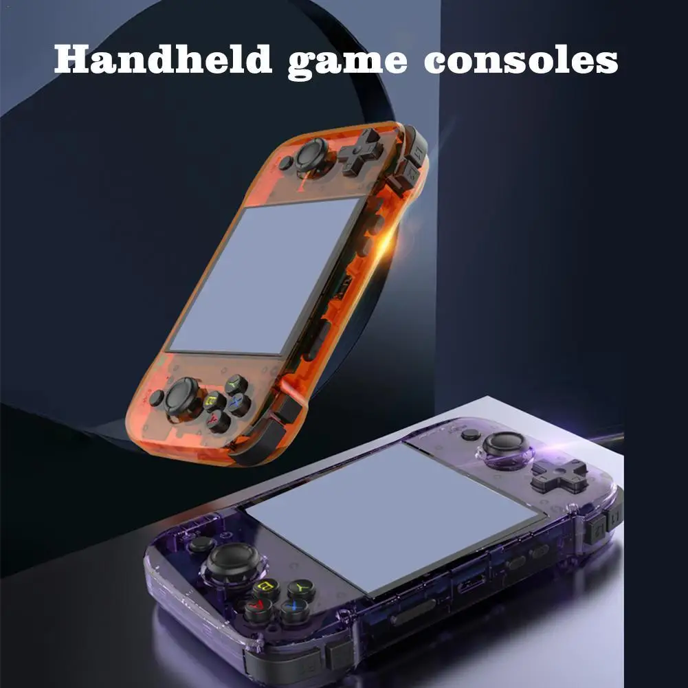 

Retro Handheld Game Console For R46s Linux System WiFi 2.4 Bluetooth Dual Player Arcade Game Console Multiple Games Boy Gift