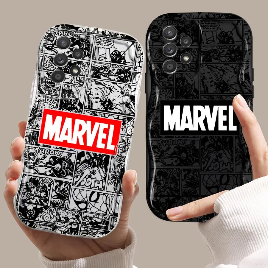 Marvel Logo Avengers Phone Case for Samsung Galaxy A02 A03 A04 A05 A11 Core A21s A31 A20 A10 A30 A50 A51 A71 4G 5G Soft Cover