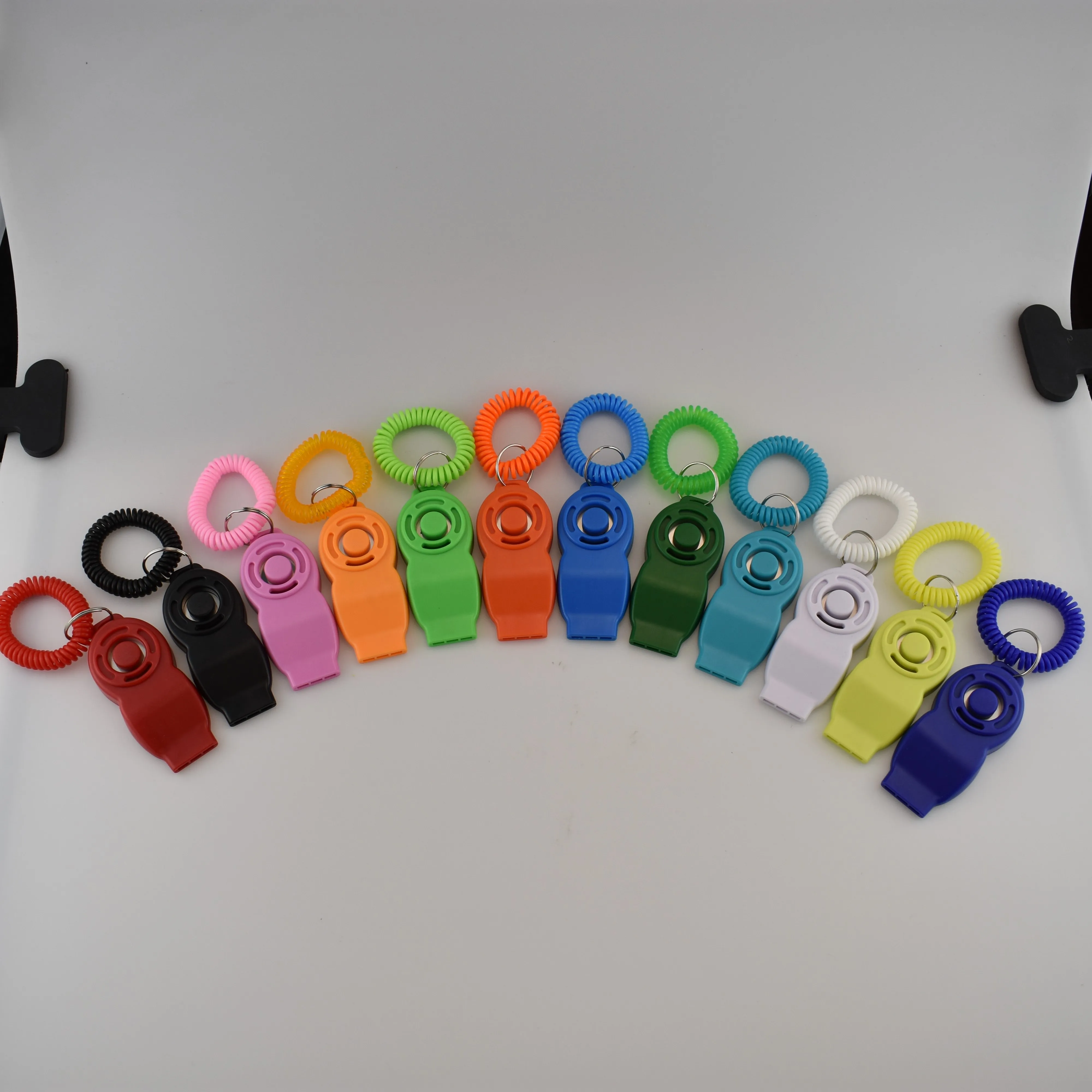 جهاز النقر والصفارة لتدريب الحيوانات الأليفة 2 في 1 مع سوار معصم ملون #3